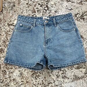 Blue Jean Shorts Distressed Princess Polly